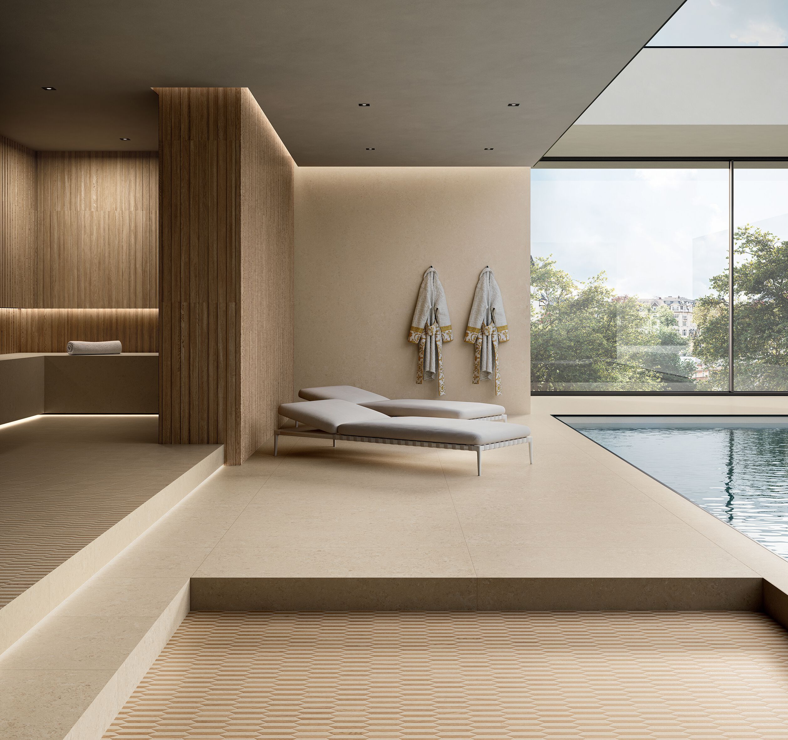 Пол / облицовка керамогранита с эффектом камня для внутреннего и наружного применения Versace Ceramics V Stone ARCH-00034981 - Вид №2