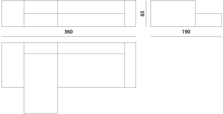 MissoniHome Модульный диван с шезлонгом Nap sun-id-1474213 - Вид №5