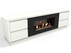 9101969 Биокамин с тумбой Firelight BFP/P-1700 lux черный