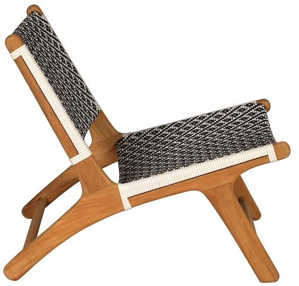 cbdesign Садовое кресло из тика и синтетики Vienna Tj 342g - Вид №3