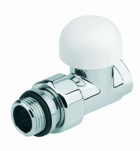 Carlo Poletti V151700E Клапан термостатический угловой с подключением для стальной трубы.