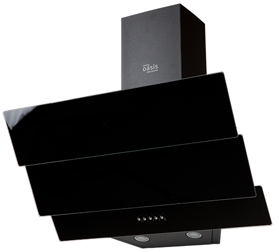 8198295 Вытяжка наклонная Oasis NS-60B черный/черный STDN-0121120 - Вид №3
