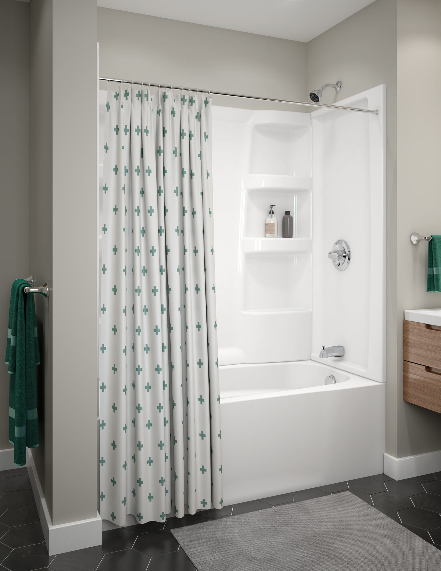 Ванна и душ Monitor® серии 13 Delta Faucet Classic 134900 - Вид №3