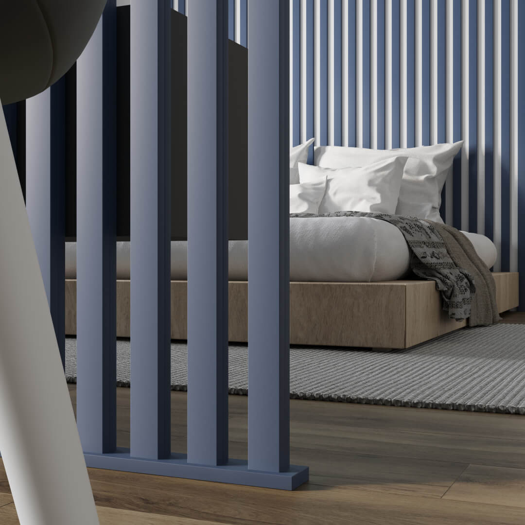 Интерьерная Рейка МДФ STELLA Планкен De Luxe Ocean 16*60*2700 (уп.6 шт.) STSR-843 - Вид №7