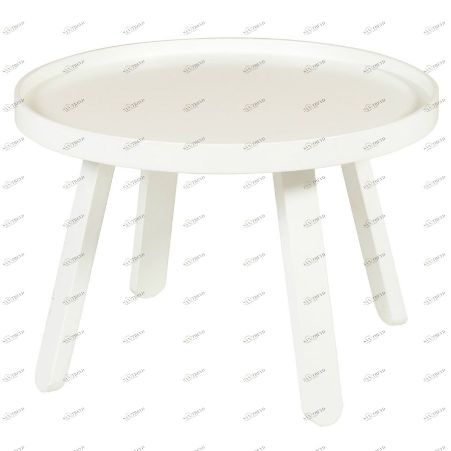 Столик журнальный Mjuk, белый Zago MJUKTB02