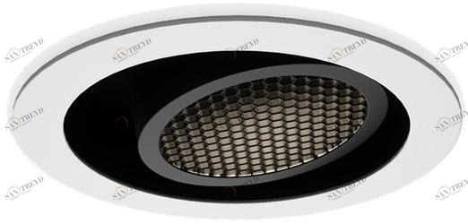 LEDS C4 Регулируемый встраиваемый светодиодный светильник из алюминия sun-id-1481271