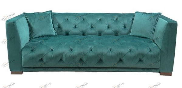 Диван Vivienne прямой бирюзовый UNICO ДИЗАЙНЕРСКИЕ 248928 Зеленый 