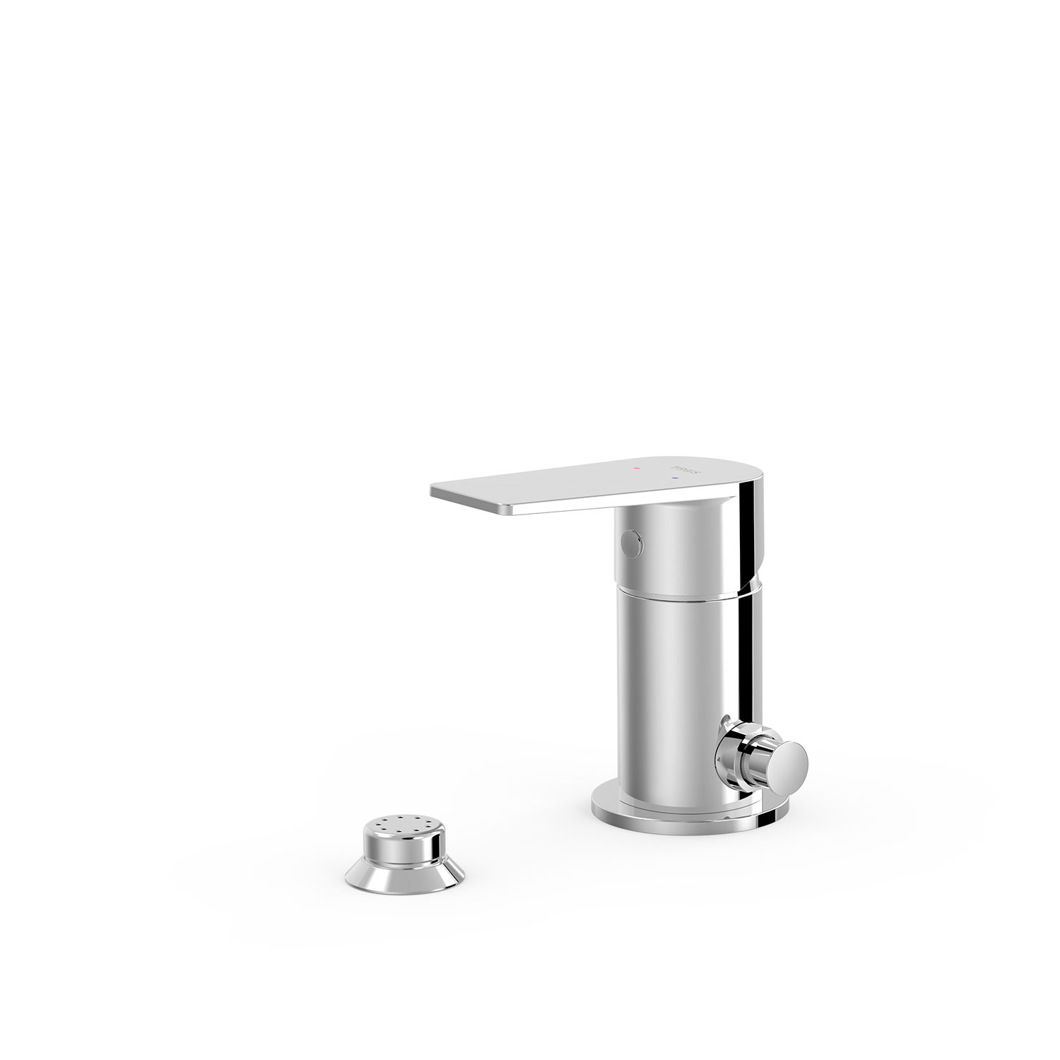 ПРОЕКТ-Смеситель для биде TRES с одной ручкой и переходом в маленький душ-21113010 TRES Project