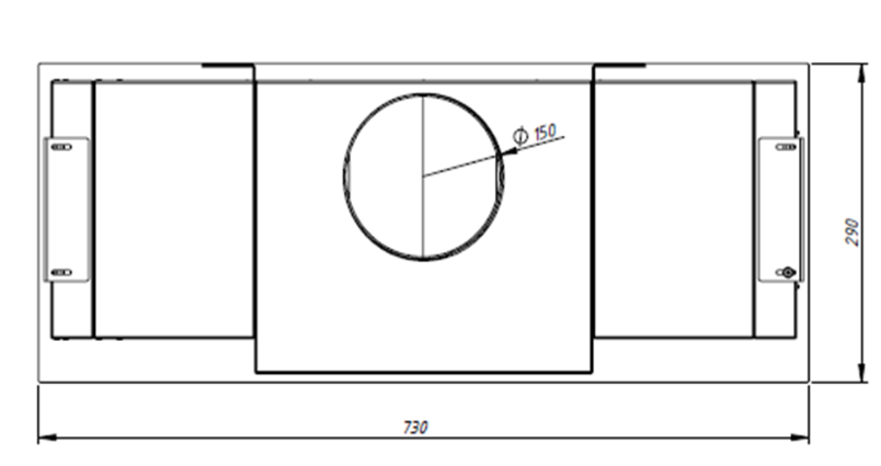 5354583 Вытяжка полновстраиваемая Akpo WK-10 Neva glass серебристый/белый STDN-0031585 - Вид №12