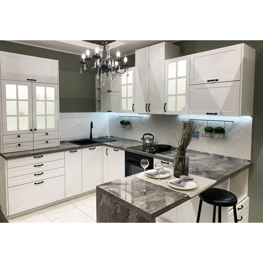 Фасад кухонный DELINIA ID Ньюпорт 44,7×102,1 см матовый белый 82010399 STLM-0017289 - Вид №6