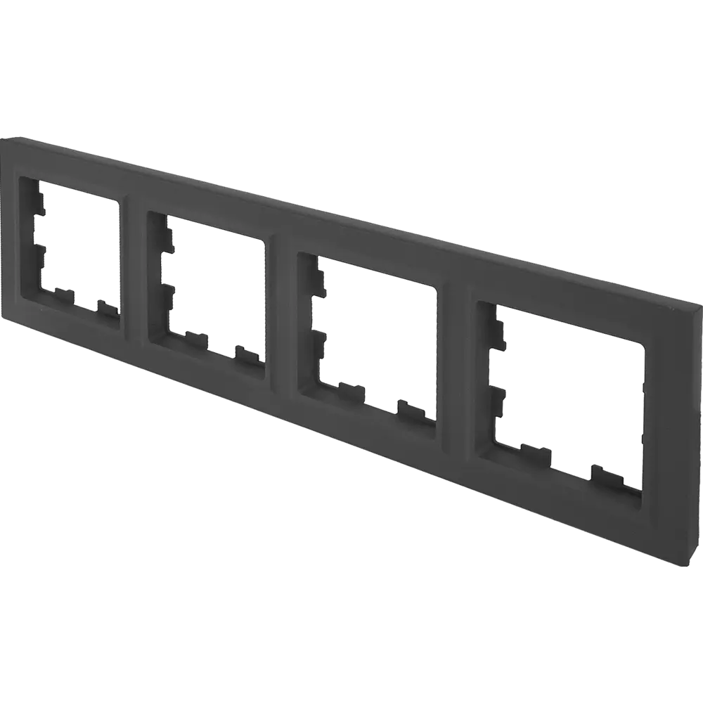 Рамка IEK Brite для 4 розеток в графите - влагозащищенный дизайн 87761343 STLM-1372282 - Вид №2