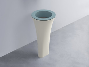 AMLA45-PL+AMPILT-CM+AMCOLT-TL Раковина Amedeo Tondo отдельностоящая cielo Enjoy + Amedeo