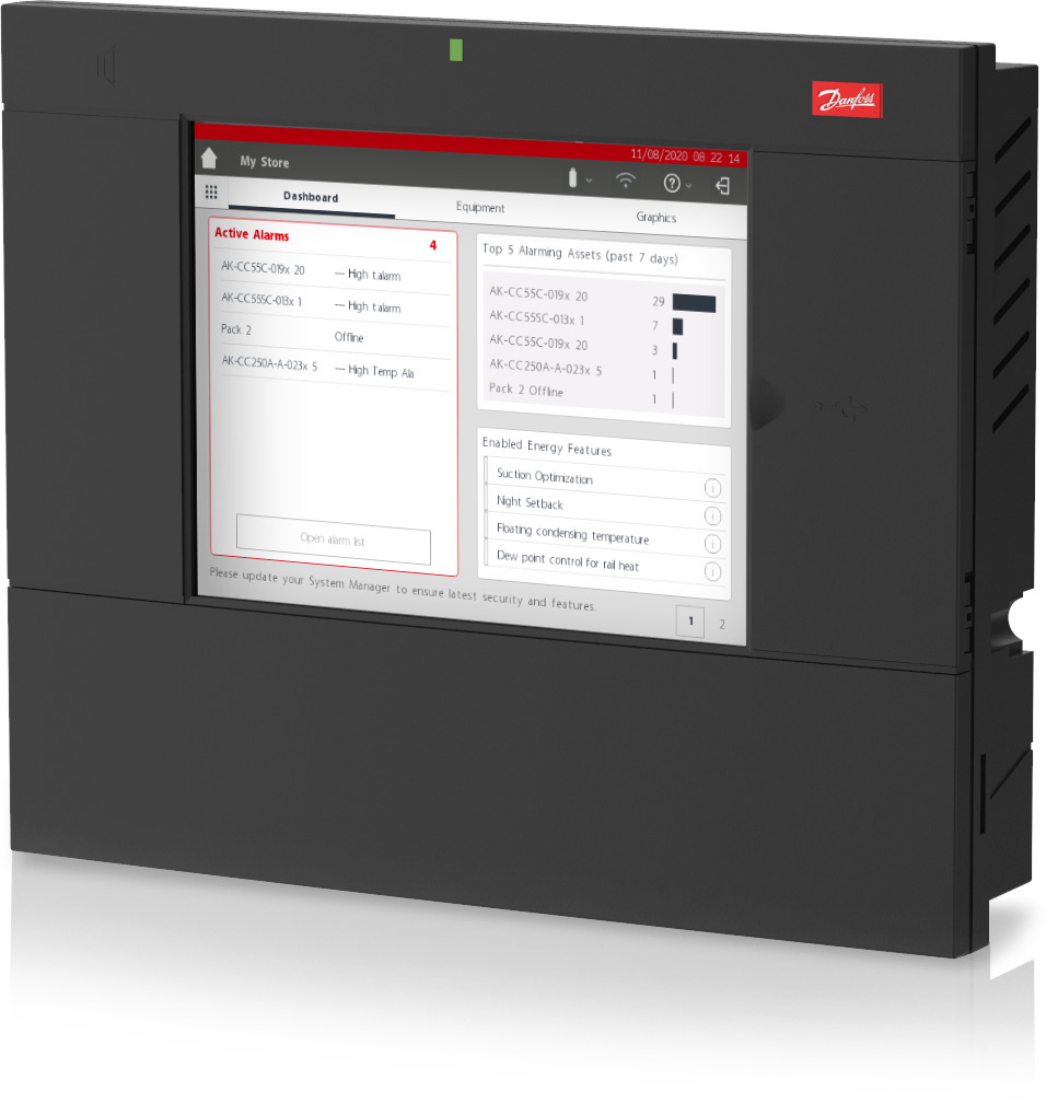 Danfoss AK-SM 800 AK-SM 880A Блок управления 080Z4028  - Вид №3