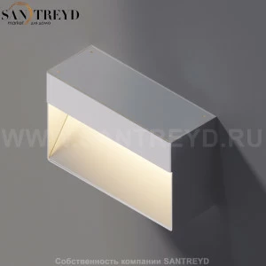 Agape 369 Настенный светильник с пескоструйным рассеивающим стеклом хромированный сатин A369226SP