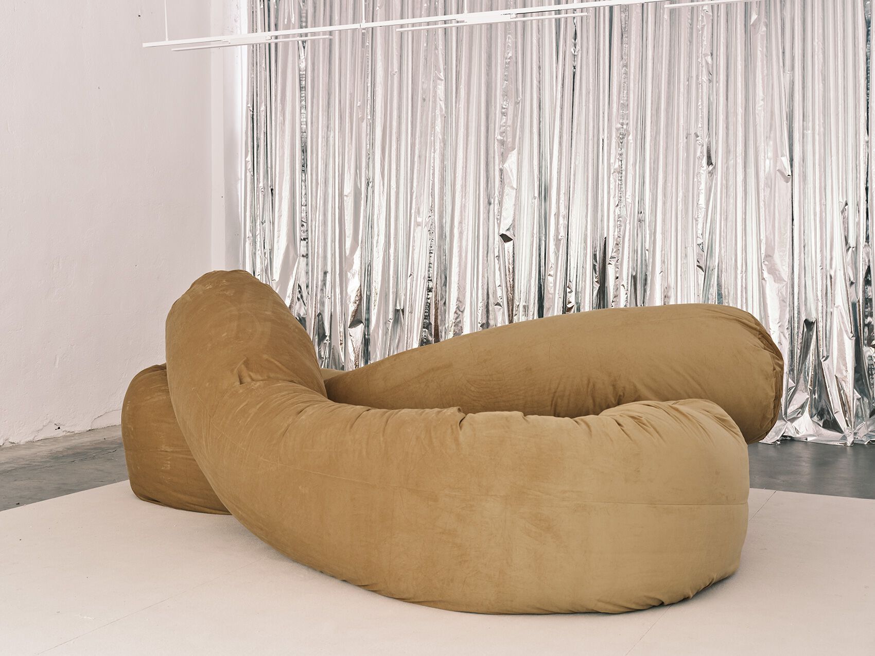 Трансформируемый диван из полиэфирного волокна BD Barcelona SAUSAGE ARCH-00022982 - Вид №60