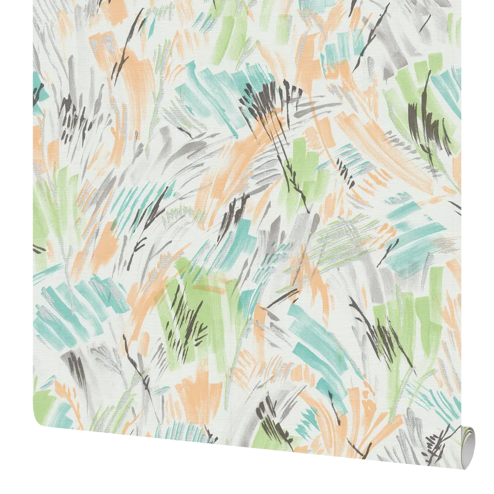 Обои бумажные Московская обойная фабрика Салют бирюза 0.53 м 6398-6 STLM-2161963