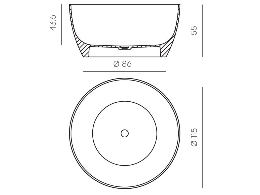 Круглая ванна в центре комнаты в Dolotek© Acquabella Acquawhite ARCH-00070186 - Вид №4