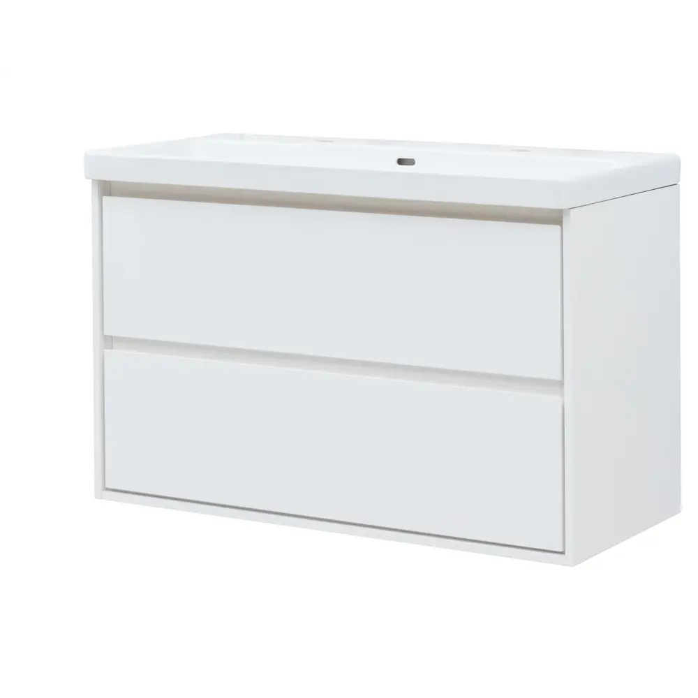 Тумба подвесная KONSENSA Мокка 2.0 105.5 см белая 89381171 STLM-1452522 - Вид №4