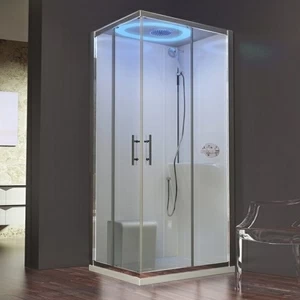 Novellini. Душевая кабина 100x80 A100x80 STANDARD с низким душевым поддоном, без крыши EON