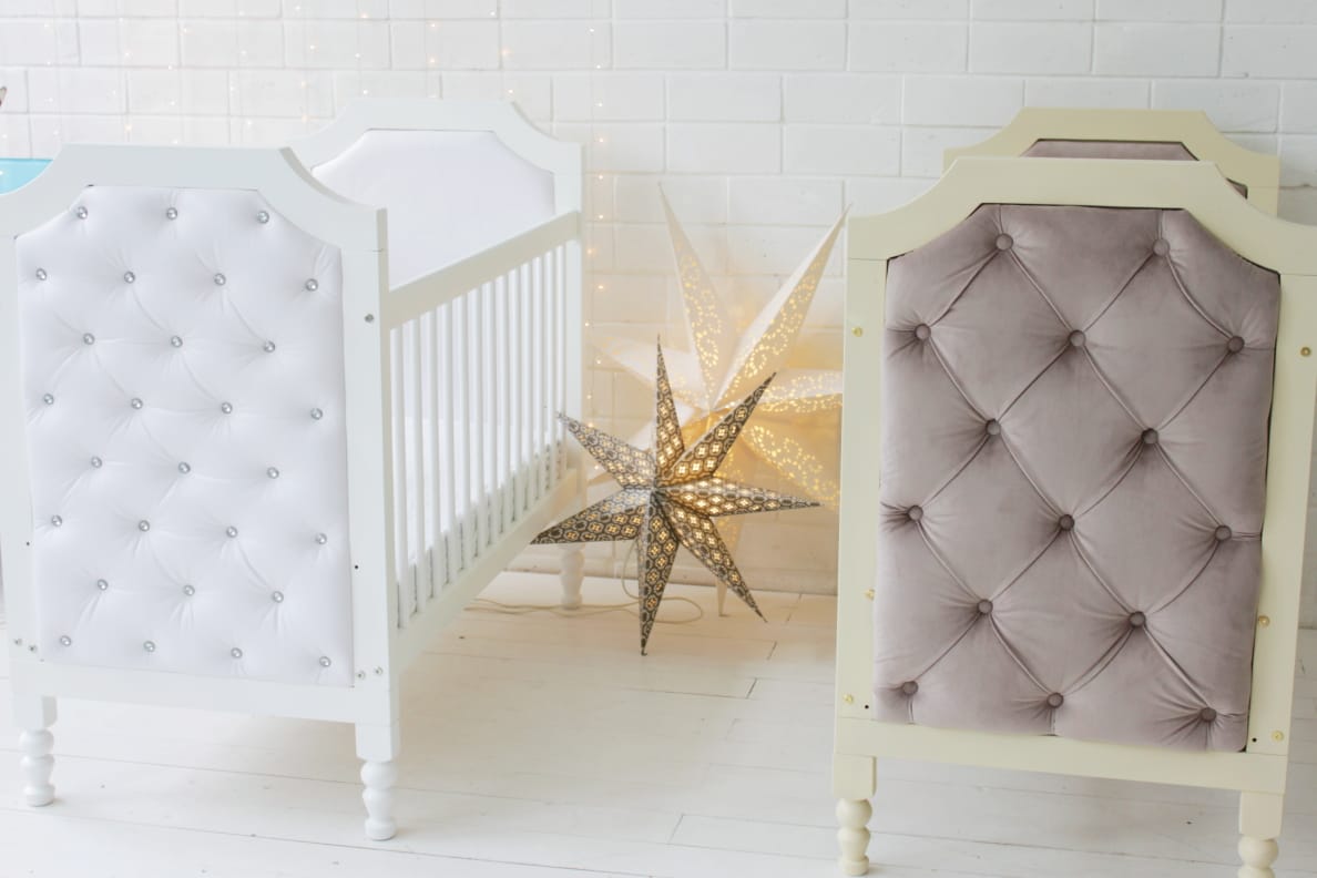 Кровать Classik Luxe слоновая кость QUEENBABY ДИЗАЙНЕРСКИЕ 180354 Белый;молочный  - Вид №1