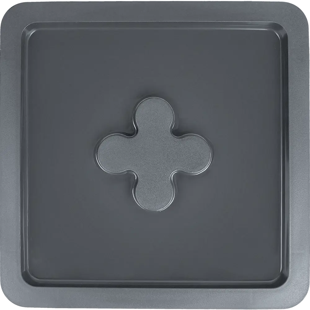 Контейнер для мусора Stockholm 24.5x24.5x33.3 см 15 л пластик цвет серый PLAST TEAM STLM-2050855 - Вид №3