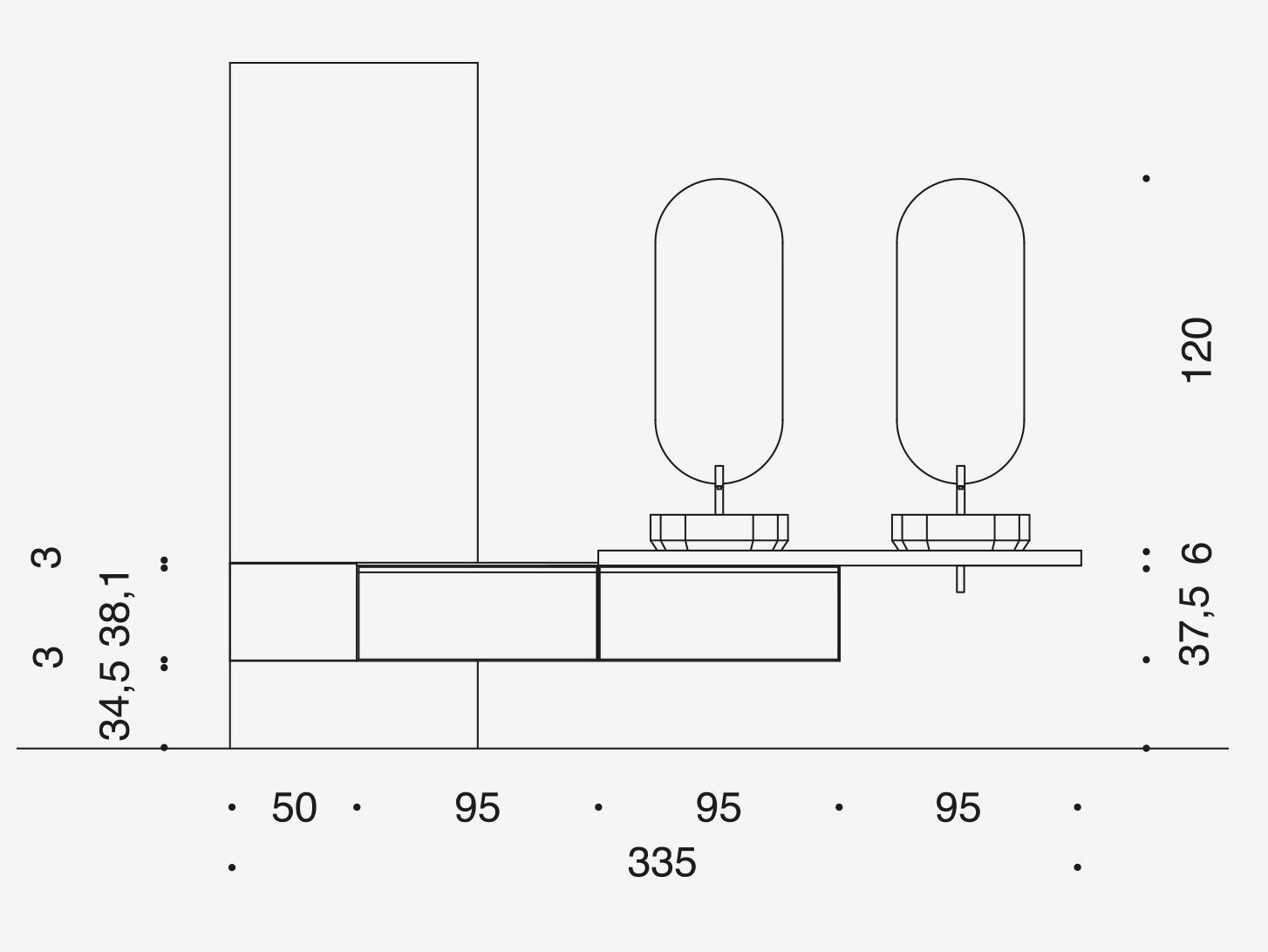 Модульная система ванной комнаты ARCOM ARCH-00047179 - Вид №3