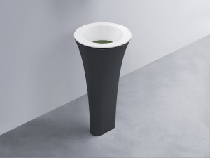 AMLA45-BL+AMPILT-AG+AMCOLT-BA Раковина Amedeo Tondo отдельностоящая cielo Enjoy + Amedeo