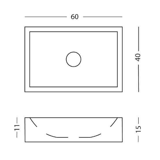 Умывальник с одной столешницей из камня Лечче PIMAR L18 ARCH-00129305 - Вид №1