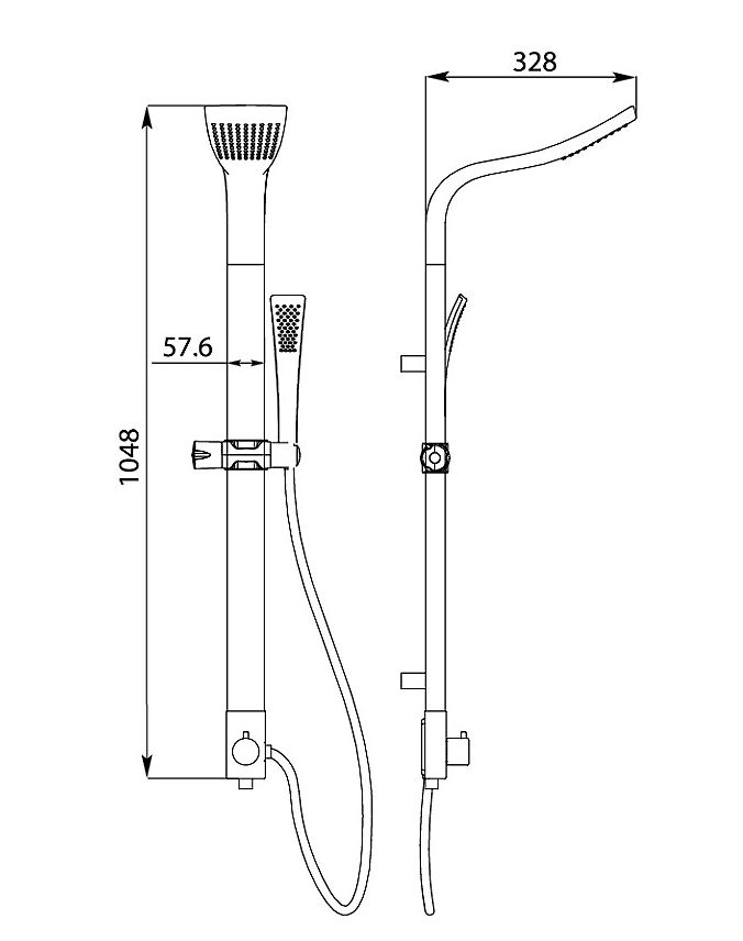00170415 Душевой гарнитур Gllon Santreyd  - Вид №1