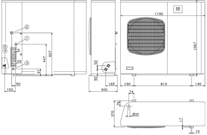 Argo Компактный тепловой насос воздух / вода, инвертор постоянного тока Im 387032082/387032083  - Вид №1