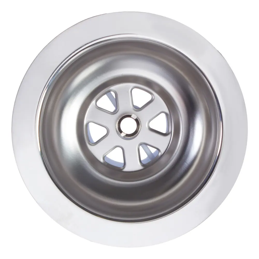 Выпуск для сифона для мойки 90 мм с решеткой Equation хром STLM-2178180 - Вид №2