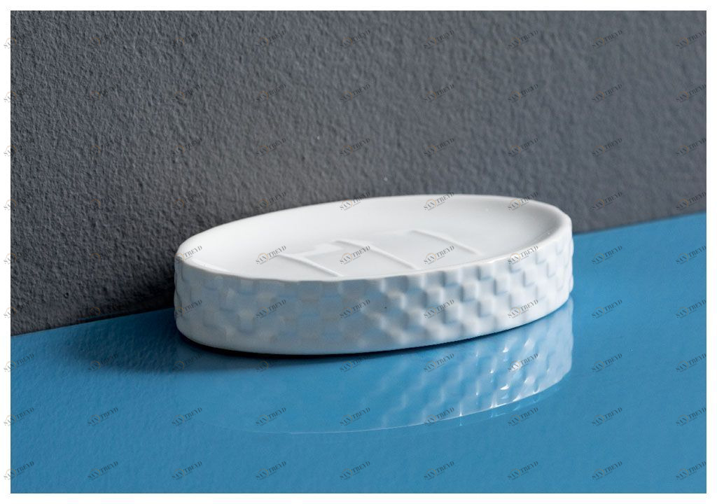 Мыльница для ванной Aquanet CE1604A-SD, белый CE1604ASD