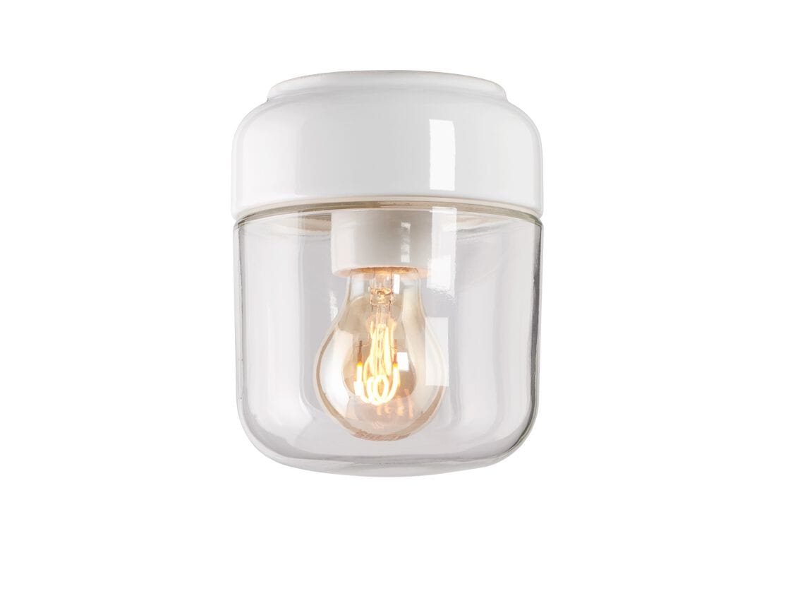 Настенный светильник / потолочный светильник из стекла и фарфора Ifö Electric Ohm ARCH-00118813