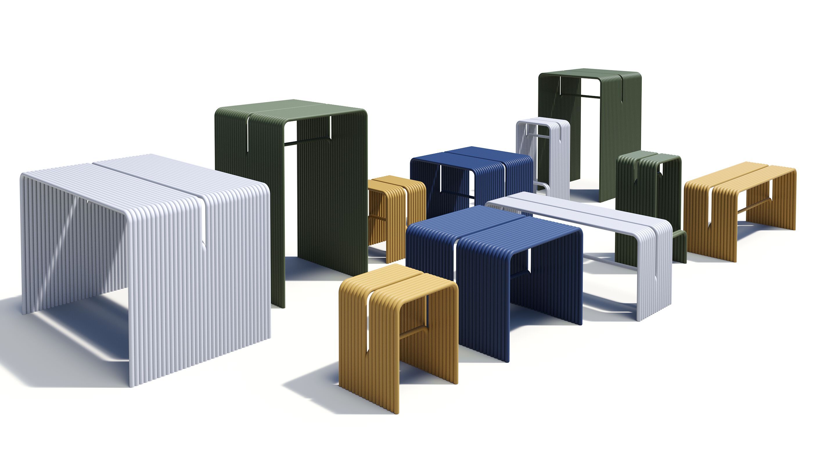 Алюминиевый прямоугольный садовый стол с порошковым покрытием Joyf TUbe ARCH-00023149 - Вид №8