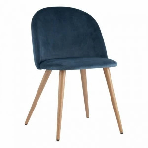 Стул с мягкой обивкой синий "Лион" STOOL GROUP ДИЗАЙНЕРСКИЕ 00-3881981 Синий