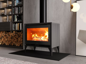 Дровяная печь для обогрева воздуха