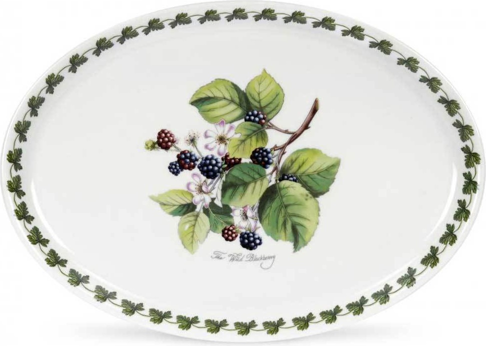 10571714 Portmeirion Блюдо овальное Portmeirion "Помона.Ежевика" 33см Фаянс 