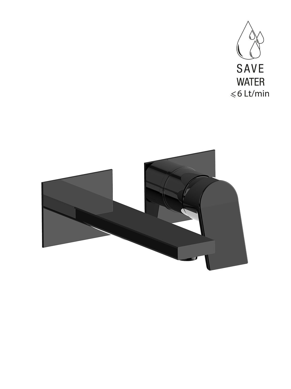 Настенный однорычажный смеситель для раковины без слива Rubinetterie Frattini Gintonic ARCH-00097178 - Вид №7