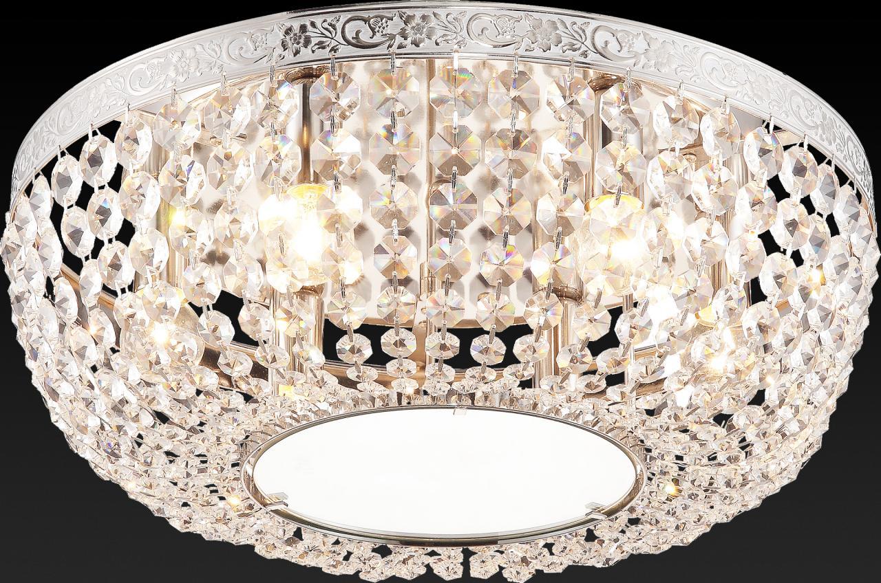 Потолочный светильник Toplight Virginia TL7240X-06WN TOPLIGHT VIRGINIA NICKEL 202113 Белый;серебро  - Вид №1