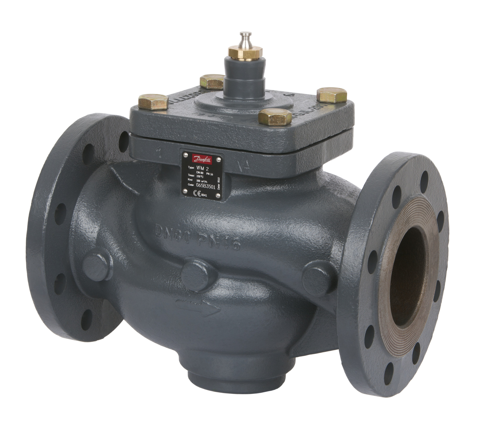 Danfoss Клапан регулирующий VFM 2 фланцевый VFM 2 Py 25 15/1,0 2-ходовой клапан 065B3053  - Вид №21