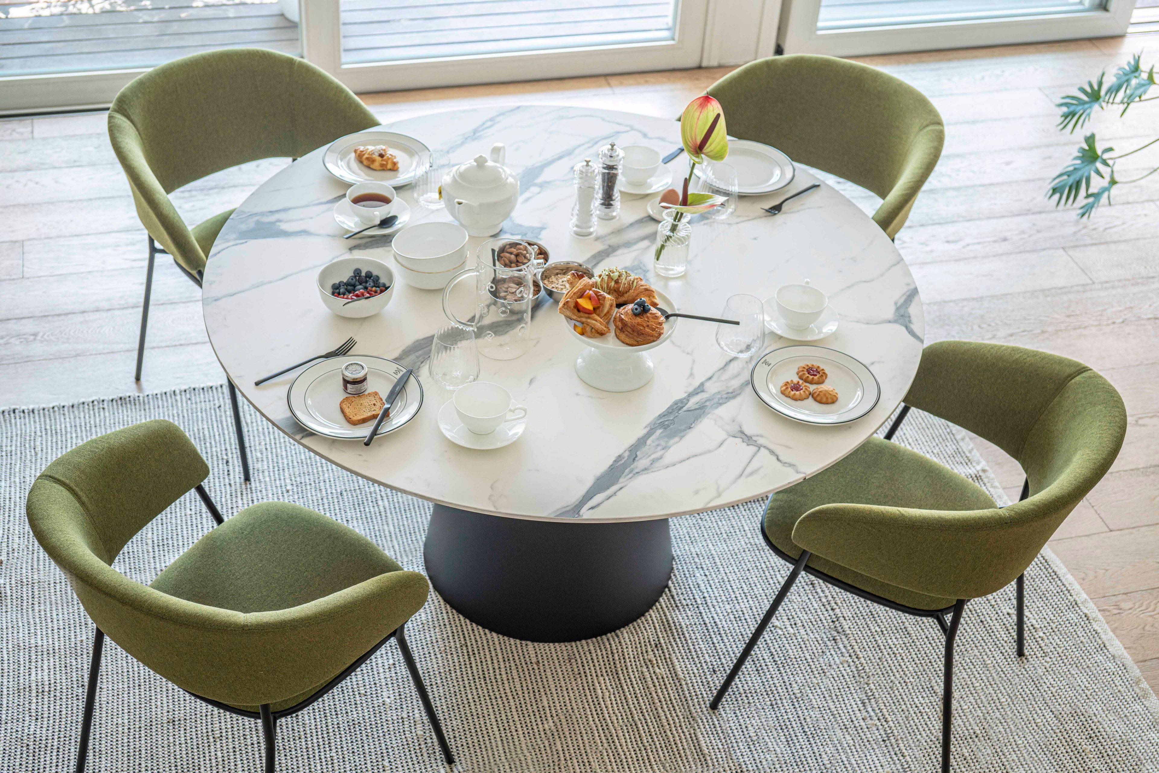 Мягкий стул из ткани GABER Nuta Light ARCH-00095640 - Вид №6