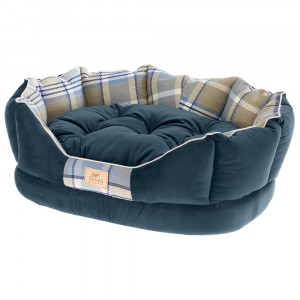 ПР0059429 Софа для животных Charles 50 синяя, с двухсторонней подушкой FERPLAST