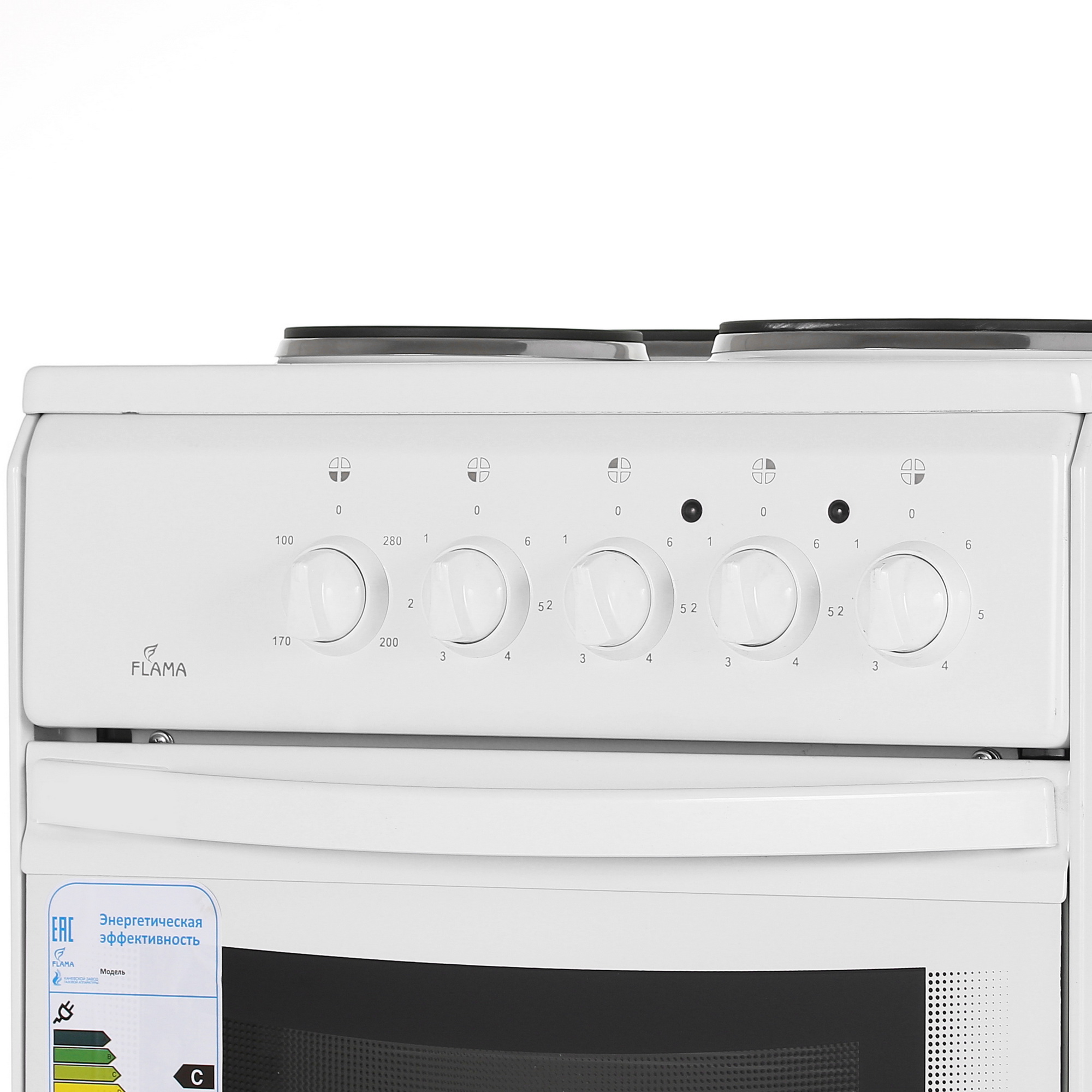 0191641 Электрическая плита FLAMA AE 1403 W белый Flama group STDN-0041572 - Вид №3