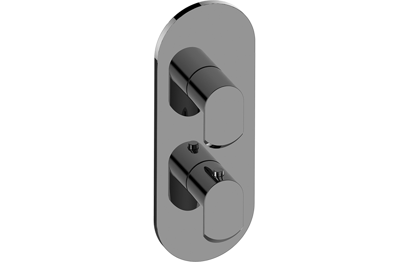 E-8047-LM45E0-T Планка M-Series с 2 ручками - Внешняя часть GRAFF Phase