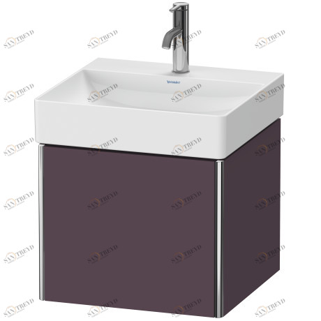 XS405909494 XSquare Тумбочка подвесная Баклажан шелковисто-матовый лак Duravit
