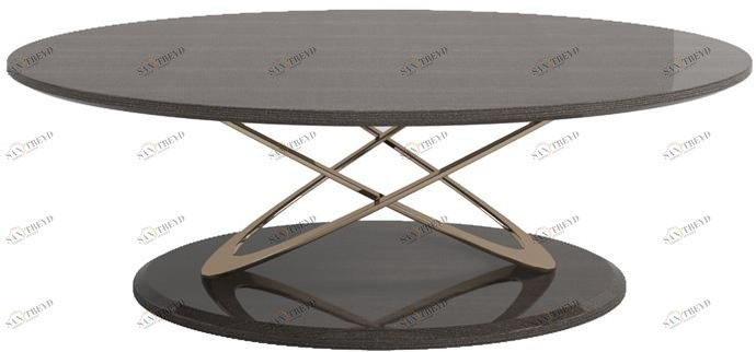 Reiggi Низкий круглый журнальный столик из клена Phoenix Rj209