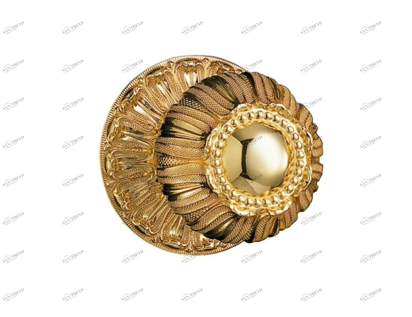 0C0651.652.21 Фиксированная ручка центральной двери Полированная латунь Mestre 