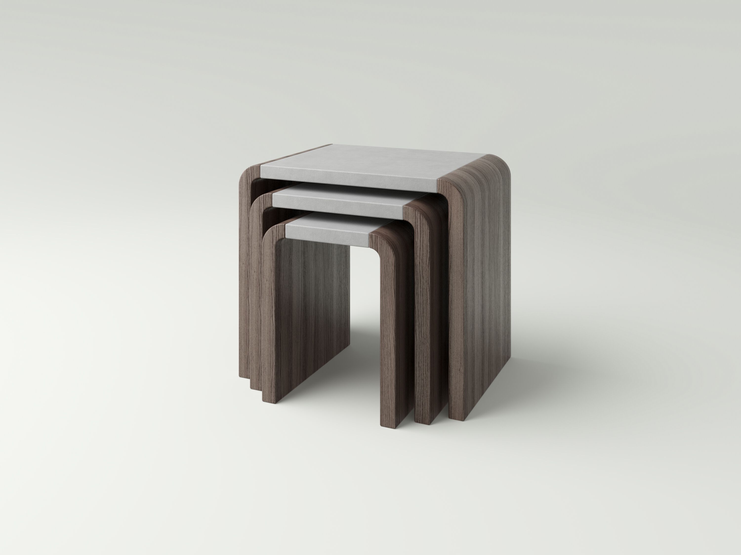 Журнальный столик из дуба и кожи NITZAN HOME MICHEL ARCH-00113751 - Вид №1