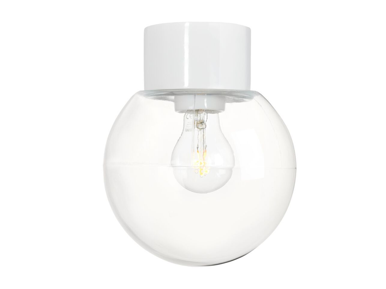 Настенный светильник / потолочный светильник из стекла и фарфора Ifö Electric Classic Globe ARCH-00080719 - Вид №2