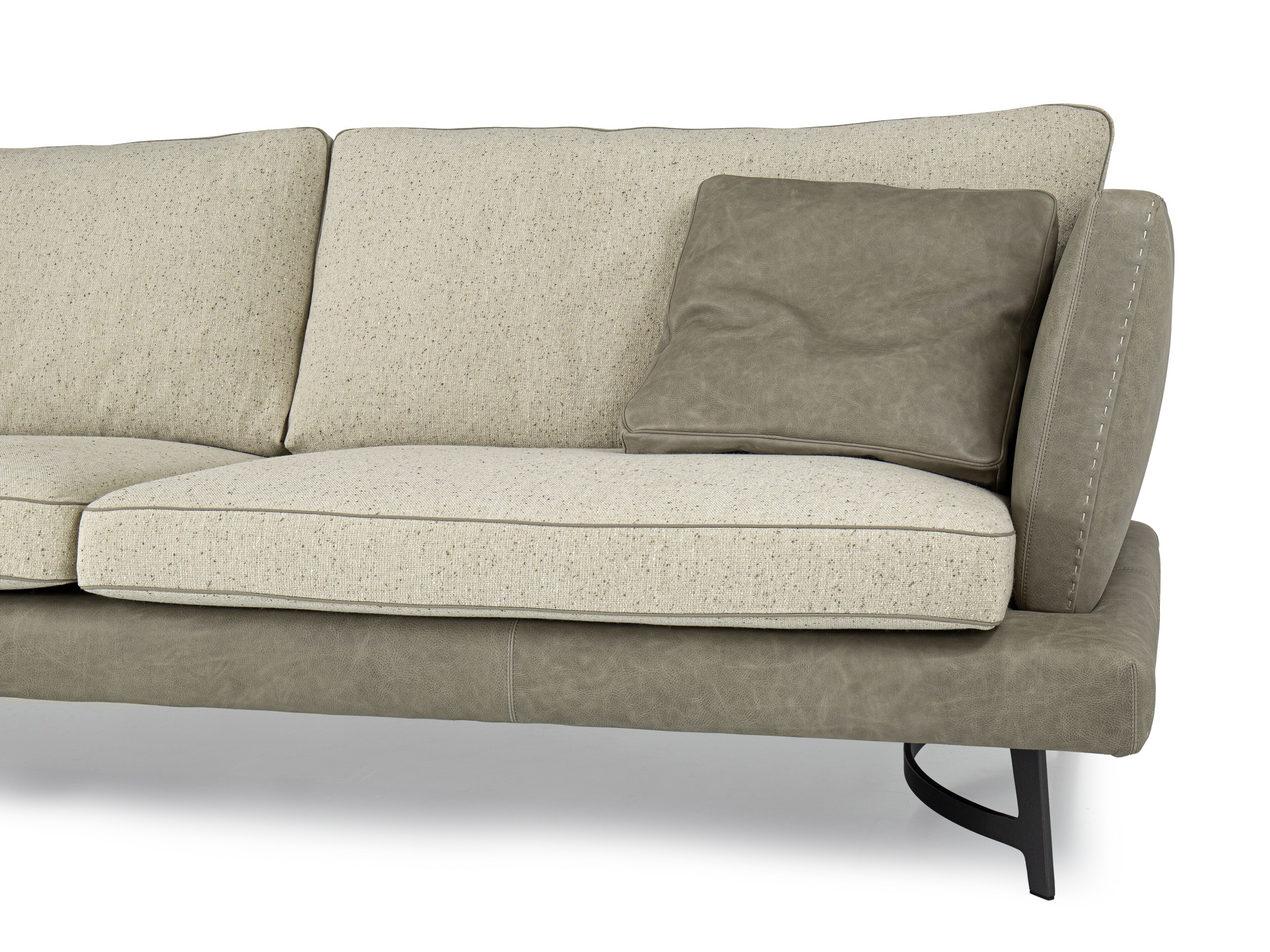 3-местный диван из ткани и кожи Borzalino MARTIN ARCH-00008448 - Вид №3